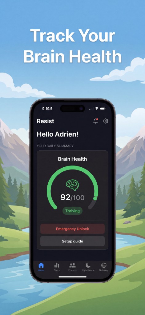 Resist — Track your brain health
